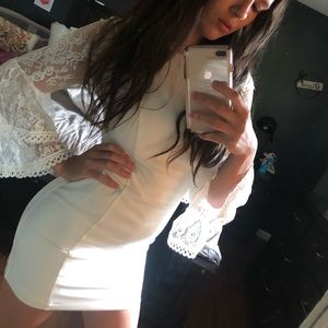 Vici Collection White Mini Dress